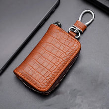 Crocodile Print Car Key Case