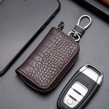 Crocodile Print Car Key Case