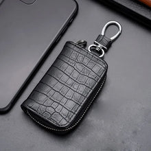 Crocodile Print Car Key Case