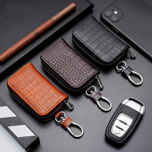 Crocodile Print Car Key Case