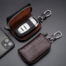 Crocodile Print Car Key Case