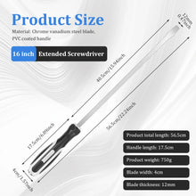 Extended Heavy Duty Slotted Screwdriver