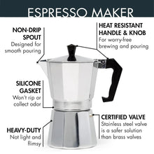 Classic Aluminum Stovetop Moka Pot