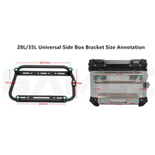 Universal Quick Release Motorcycle Side Case Bracket