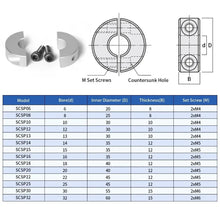 Aluminum Shaft Locking Collar