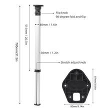 Adjustable Telescopic Camper Table Legs
