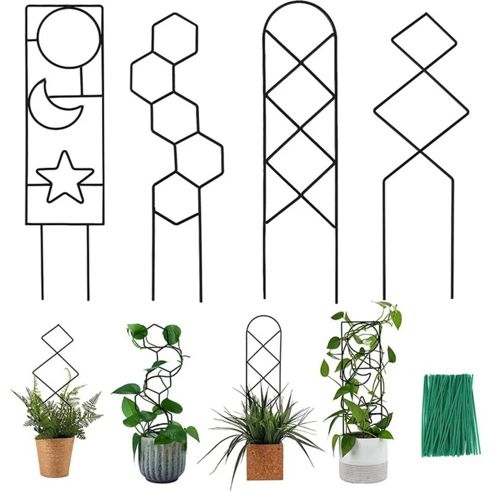 Iron Indoor Plant Trellis