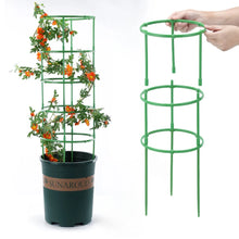 Stackable Green Plant Support Rings