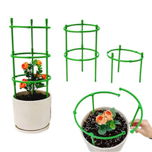 Stackable Green Plant Support Rings