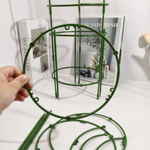 Stackable Green Plant Support Rings