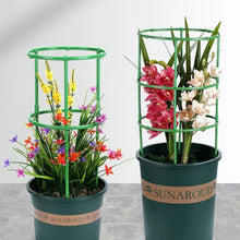 Stackable Green Plant Support Rings