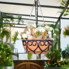 Round Iron Hanging Planter