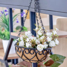 Round Iron Hanging Planter