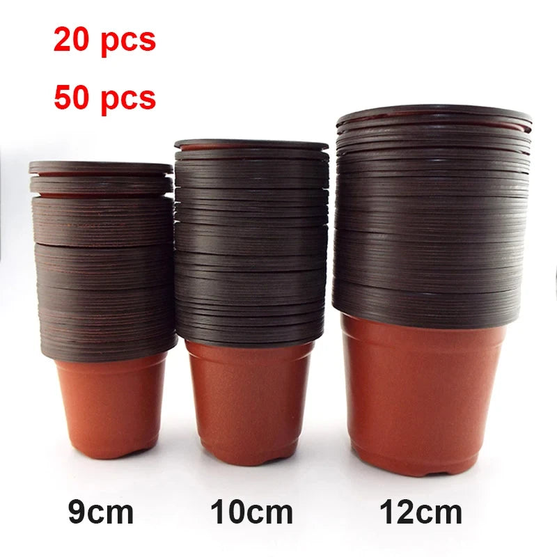 Durable Plastic Seedling Starter Pots
