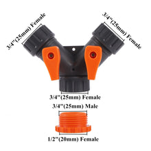 Two-Way Garden Hose Splitter