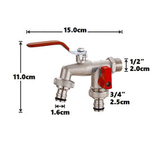 Zinc Alloy Garden Faucet Splitter