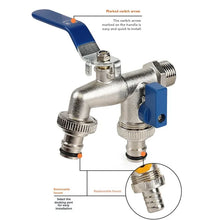 Zinc Alloy Garden Faucet Splitter