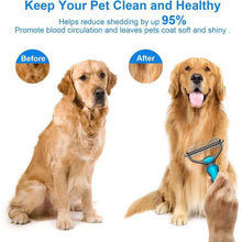 Dual-Sided Stainless Pet Deshedding Brush