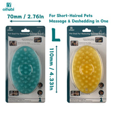 Oitabi Soft Rubber Pet Grooming Brush