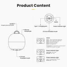 Westtune Rechargeable Silicone Camping Lantern