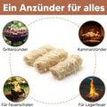 Natural Wax Fire Starter Sticks