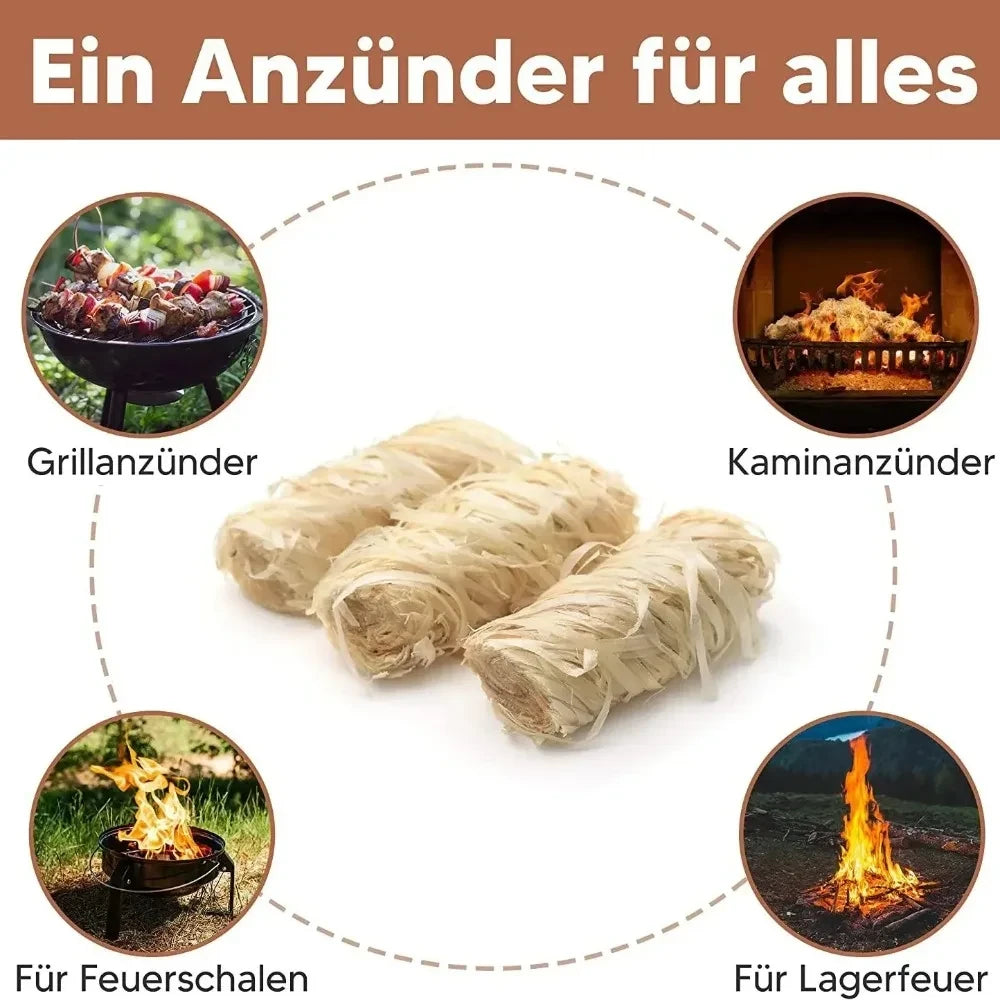 Natural Wax Fire Starter Sticks