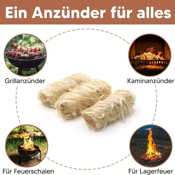 Natural Wax Fire Starter Sticks