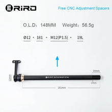 RIRO Bicycle Hidden Thru Axle