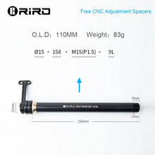 RIRO Bicycle Hidden Thru Axle