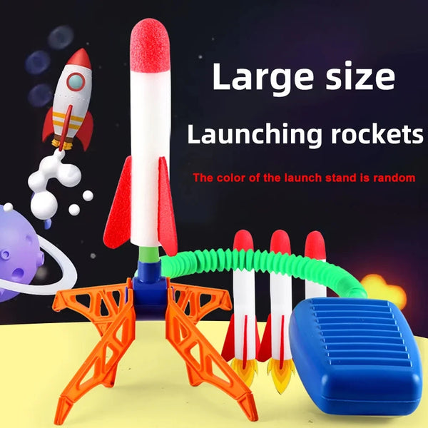 Air Powered Stomp Rocket Launcher