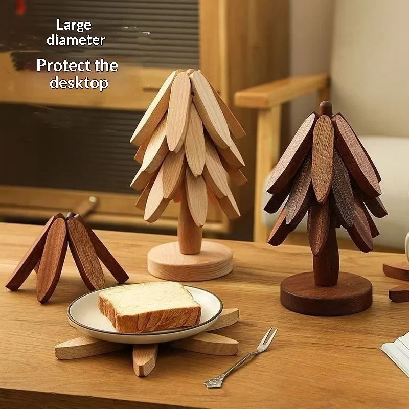 Solid Wood Heat Resistant Pot Mat