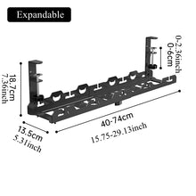Telescopic Desk Cable Management Tray