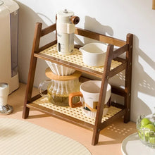 Bamboo Countertop Coffee Organizer