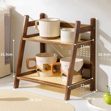 Bamboo Countertop Coffee Organizer