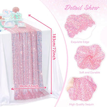Iridescent Sequin Table Runner