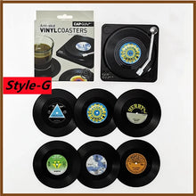 Retro Vinyl Record Cup Coasters