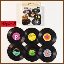 Retro Vinyl Record Cup Coasters