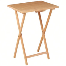 Natural Rubberwood Folding Laptop Tray