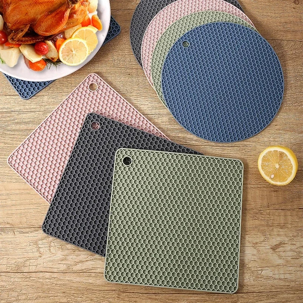 Heat Resistant Silicone Trivet Mat