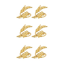 Gold Leaf Napkin Rings