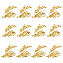 Gold Leaf Napkin Rings