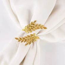 Gold Leaf Napkin Rings