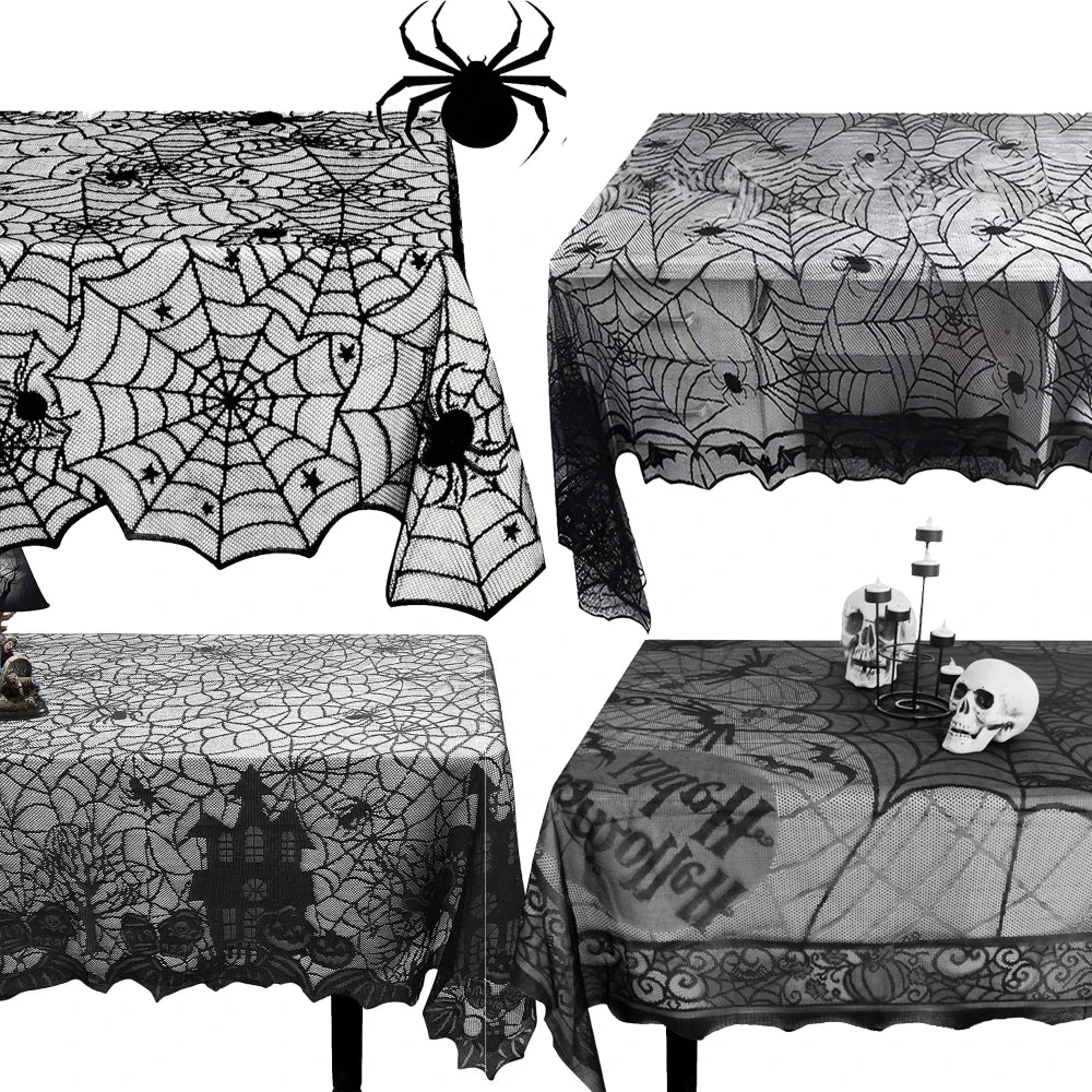 Spider Web Lace Table Runner