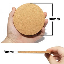 Natural Round Cork Coasters