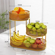 Multi-Layer Metal Fruit Basket