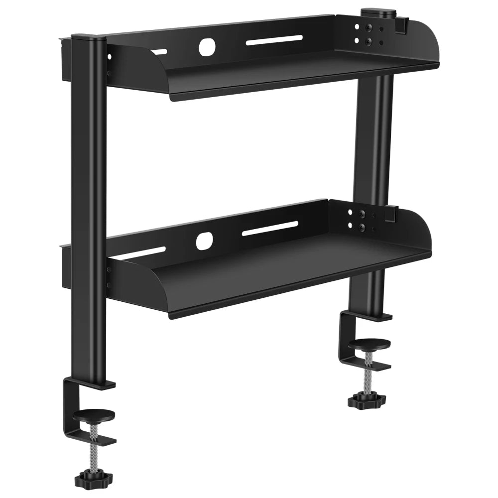 Adjustable Clamp-On Desk Shelf