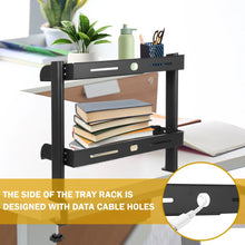 Adjustable Clamp-On Desk Shelf