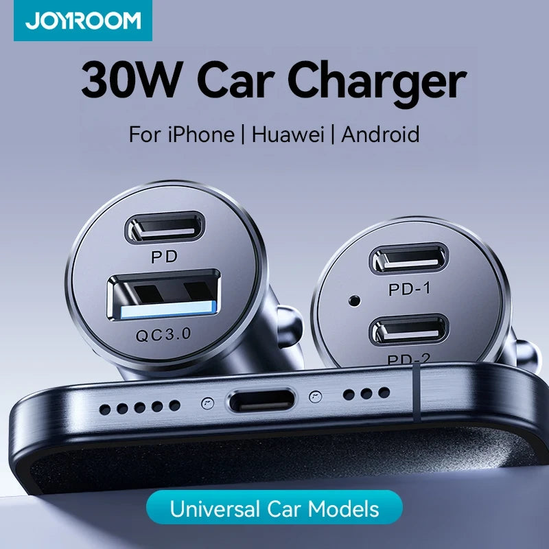 Joyroom Dual Port Fast Car Charger