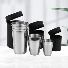 Portable Stainless Steel Shot Cup Set