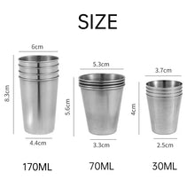 Portable Stainless Steel Shot Cup Set